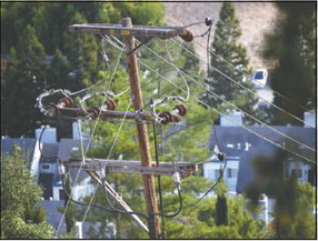 Power pole coming down ‘soon’