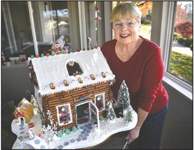 Carol Gaiser takes building holiday gingerbread houses to new heights