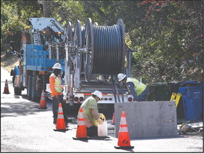PG&E lays underground wire to Rossmoor substation