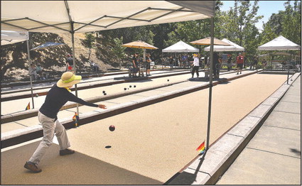New bocce courts are a big hit