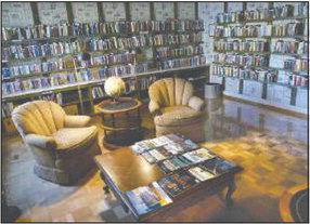 Check out Dollar’s small lending library Check out Dollar’s small lending library