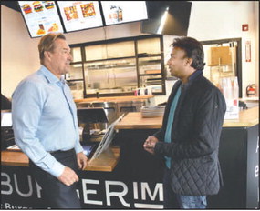 Peek inside the Rossmoor Shopping Center Owner tours renovated businesses Peek inside the Rossmoor Shopping Center Owner tours renovated businesses