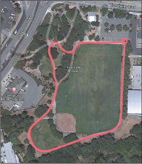 Flat walking areas near Rossmoor: Tice Valley Park Flat walking areas near Rossmoor: Tice Valley Park